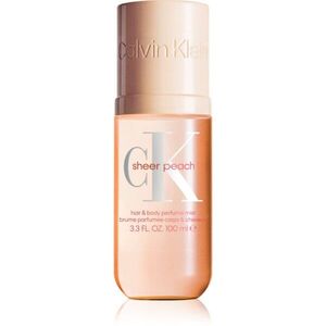 Calvin Klein CK Sheer Peach parfémovaný sprej na tělo a vlasy unisex 100 ml obraz