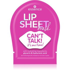 essence LIP SHEET plátýnková maska na rty 01 CAN`T TALK! 1 ks obraz