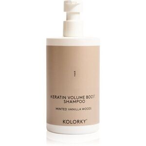 Kolorky Keratine Volume Boost Shampoo šampon pro objem Minted Vanilla Woods 390 ml obraz