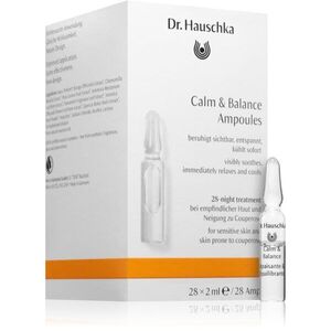 Dr. Hauschka Facial Care Calm & Balance intenzivní zklidňující péče pro citlivou pleť 28x2 ml obraz