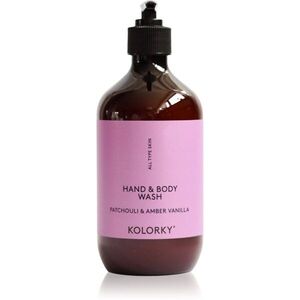 Kolorky Hand & Body Wash mycí gel na ruce a tělo Patchouli &Amber Vanilla 490 ml obraz