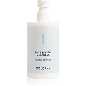 Kolorky Face & Body Cleanser jemný mycí gel na obličej a tělo Floral Powder 390 ml obraz