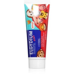Elgydium Emoji Kids zubní pasta pro děti 2-6y Strawberry 50 ml obraz