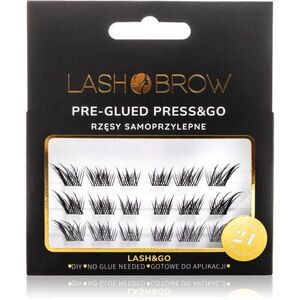 Lash Brow Press&Go Self-Adhesive Eyelashes samolepící trsové řasy Lashy 1 ks obraz
