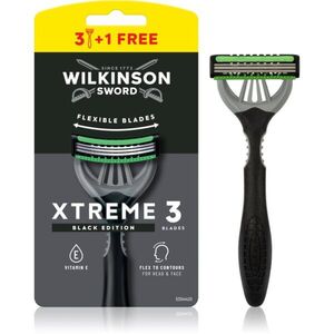 Wilkinson Sword Xtreme 3 Black Edition jednorázová holítka pro muže 4 ks obraz