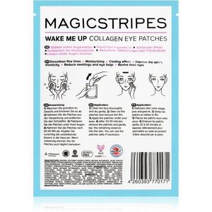 MAGICSTRIPES Wake Me Up Collagen Eye Patches kolagenová maska na oční okolí proti známkám únavy 1 ks obraz