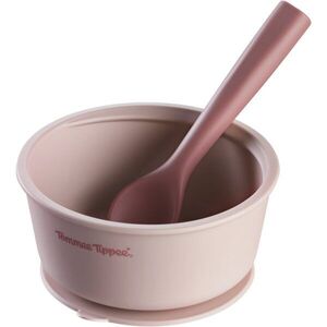 Tommee Tippee EasiStick™ Silicone Bowl & Spoon silikonová miska s přísavkou 4m+ Pink 1 ks obraz