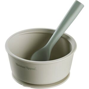 Tommee Tippee EasiStick™ Silicone Bowl & Spoon silikonová miska s přísavkou 4m+ Green 1 ks obraz