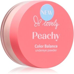 Lovely Peachy Color Balance Undereye Powder sypký pudr odstín Peach 3.5 g obraz