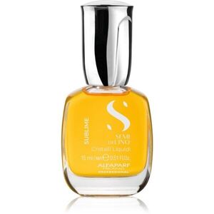 Alfaparf Milano Semi di Lino Sublime Cristalli hydratační olej pro lesk a hebkost vlasů Purple box 15 ml obraz