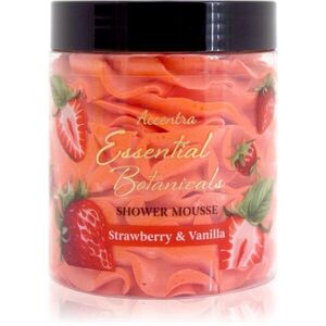 Accentra Essential Botanicals Shower Mousse sprchová pěna s vůní Strawberry & Vanilla 200 g obraz