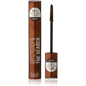 MUA Makeup Academy Stop The Search dlouhotrvající řasenka odstín Mocha 12 ml obraz