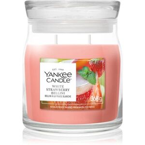 Yankee Candle White Strawberry Bellini vonná svíčka 368 g obraz