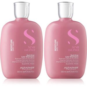 Alfaparf Milano Semi di Lino Moisture Duo Kit sada pro suché vlasy obraz
