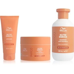Wella Professionals Invigo Nutri-Enrich sada pro suché a poškozené vlasy 3 ks obraz
