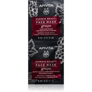 Apivita Express Beauty Grape zpevňující pleťová maska 2x8 ml obraz