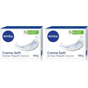 NIVEA Creme Soft tuhé mýdlo výhodné balení obraz