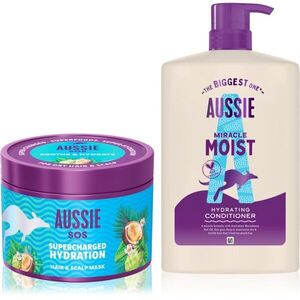 Aussie SOS & Miracle Moist sada pro suché a poškozené vlasy obraz