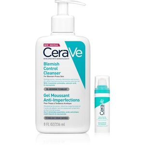 CeraVe Control Cleanser & Retinol Serum Duo komplexní péče proti nedokonalostem aknózní pleti obraz