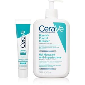 CeraVe Blemish Control Cleanser sada proti nedokonalostem pleti obraz