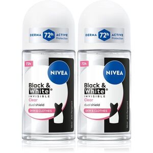 NIVEA Black & White Invisible Clear sada na tělo obraz