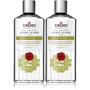 Cremo Sage & Citrus sprchový gel pro muže Green & Refreshing obraz