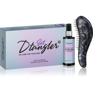 Dtangler We Care For Your Hair Set dárková sada na vlasy Black Flower 2 ks obraz