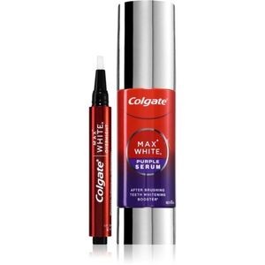 Colgate Max White Pen + Purple Serum Set bělicí sada na zuby obraz