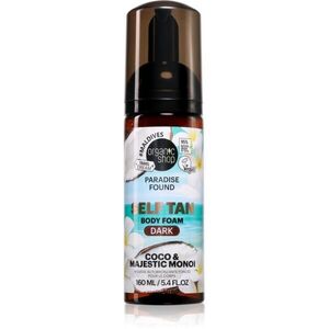 Organic Shop Paradise Found Coco & Majestic Monoi tělová pěna se samoopalovacím účinkem odstín Dark 160 ml obraz