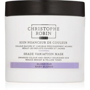 Christophe Robin Shade Variation Mask výživná krémová maska na vlasy odstín Baby Blonde 250 ml obraz