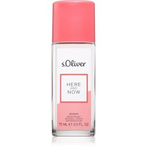 s.Oliver Here and Now Women deodorant s rozprašovačem pro ženy 75 ml obraz