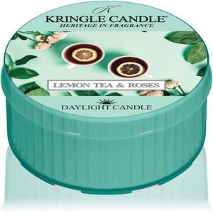 Kringle Candle Lemon Tea & Roses vonná svíčka 42 g obraz
