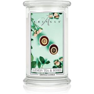 Kringle Candle Classic Lemon Tea & Roses vonná svíčka 623 g obraz
