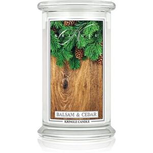 Kringle Candle Classic Balsam & Cedar vonná svíčka 623 g obraz