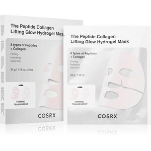 Cosrx The Peptide Collagen Lifting Glow Hydrogel Mask zpevňující pleťová maska s hydratačním účinkem 3x34 g obraz