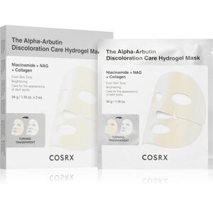 Cosrx The Alpha-Arbutin Discoloration Care hydrogelová maska pro sjednocení barevného tónu pleti 3x34 g obraz