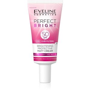 Eveline Cosmetics Perfect Bright SPF 50 ochranný matující krém na obličej SPF 50 30 ml obraz