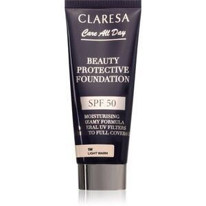 Claresa Care All Day Beauty Protective Foundation ochranný make-up SPF 50 odstín 1W Light Warm 30 ml obraz