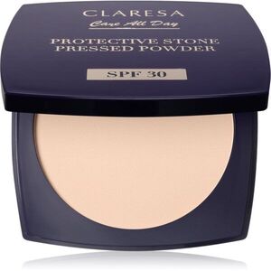 Claresa Care All Day Protective Stone Pressed Powder fixační pudr SPF 30 odstín Universal 10 g obraz