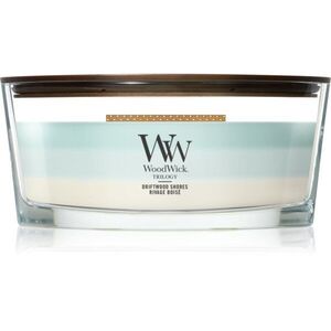 Woodwick Trilogy Driftwood Shores vonná svíčka s dřevěným knotem 453.6 g obraz