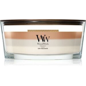 Woodwick Trilogy Café Macchiato vonná svíčka s dřevěným knotem 453.6 g obraz