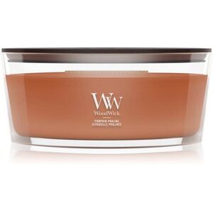 Woodwick Pumpkin Praline vonná svíčka s dřevěným knotem 453.6 g obraz