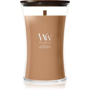 Woodwick Hazelnut Roast vonná svíčka s dřevěným knotem 610 g obraz