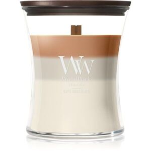 Woodwick Trilogy Café Macchiato vonná svíčka s dřevěným knotem 275 g obraz