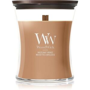 Woodwick Hazelnut Roast vonná svíčka s dřevěným knotem 275 g obraz