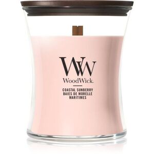 Woodwick Coastal Sunberry vonná svíčka s dřevěným knotem 275 g obraz