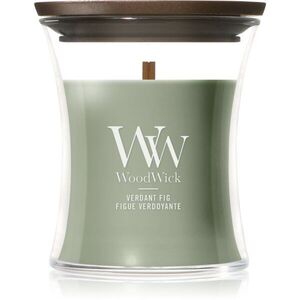 Woodwick Verdant Fig vonná svíčka s dřevěným knotem 85 g obraz