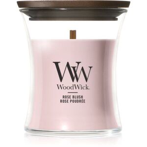 Woodwick Rose Blush vonná svíčka s dřevěným knotem 85 g obraz