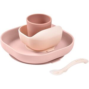 Beaba 4-Piece Silicone Dinner Set jídelní sada Cotton Candy 4m+ obraz