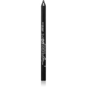 Deborah Milano 2 In 1 Gel Kajal & Eyeliner dlouhotrvající gelové oční linky odstín 01 Black 1.2 g obraz